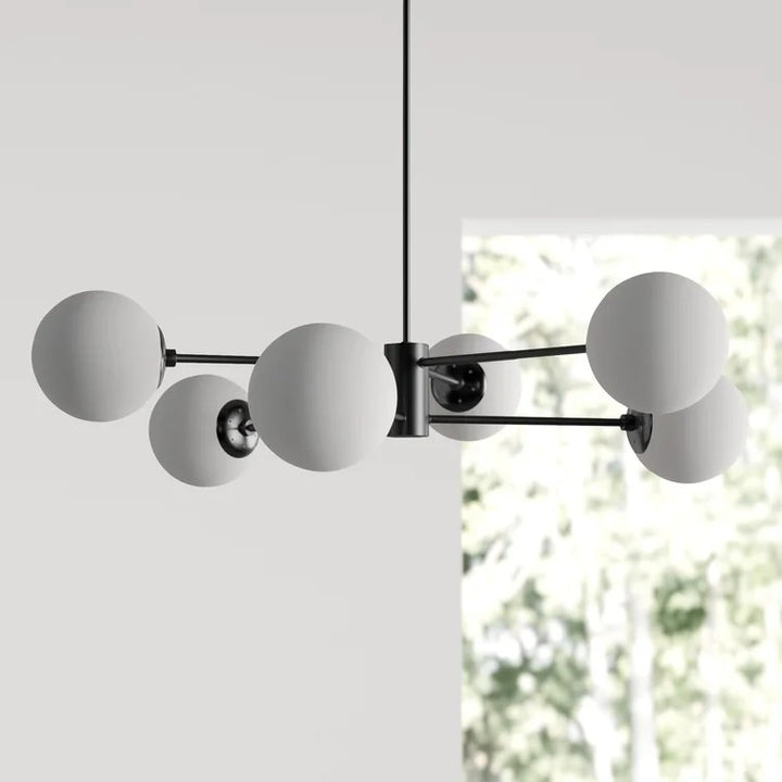 Glint 6 Light Unique Statement Chandelier