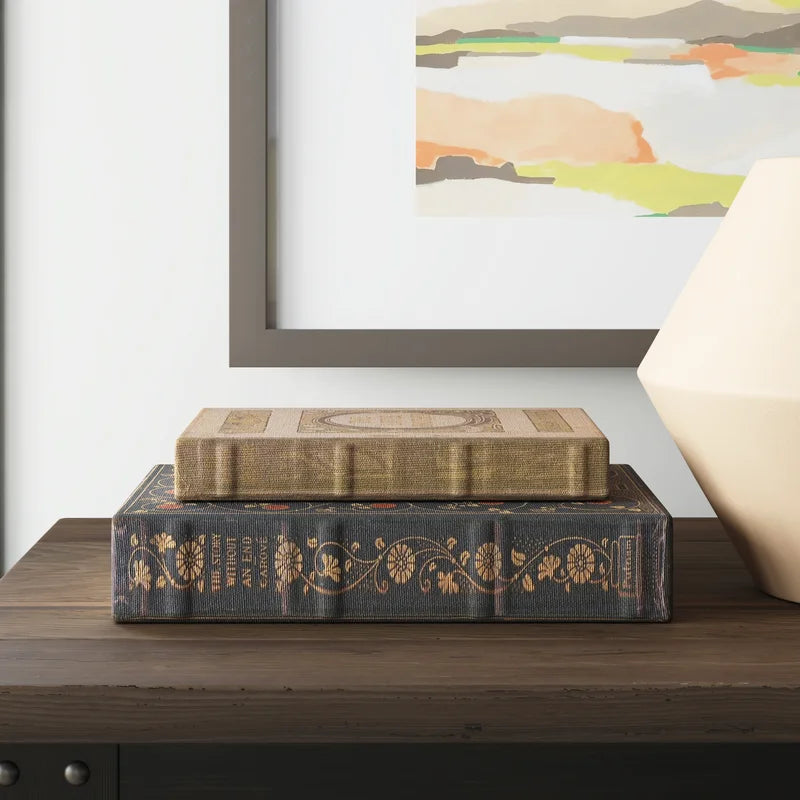 2 Piece Naccarato Decorative Book Set