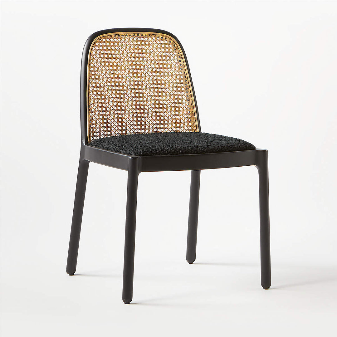 Nadia Black Cane Chair