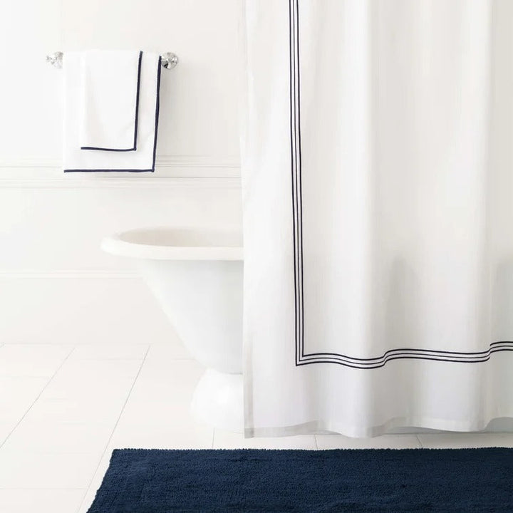 Trio Cotton Single Shower Curtain 72"