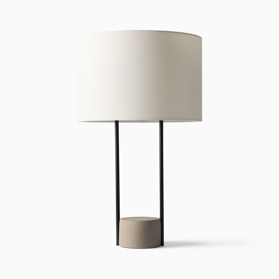 Industrial Outline Table Lamp Concrete
