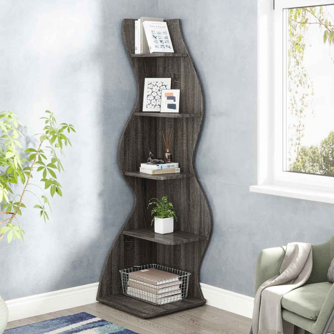 Arhab Corner Bookcase