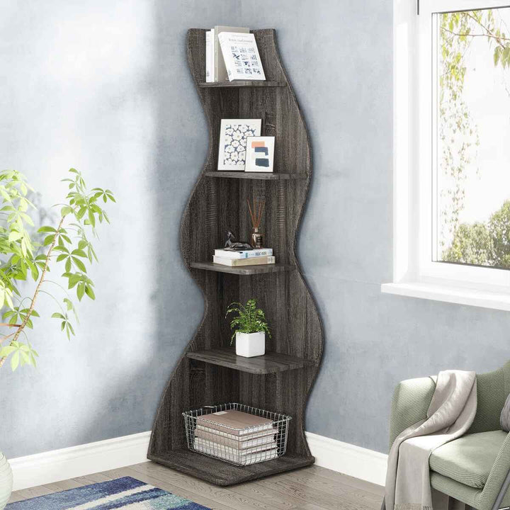 Arhab Corner Bookcase