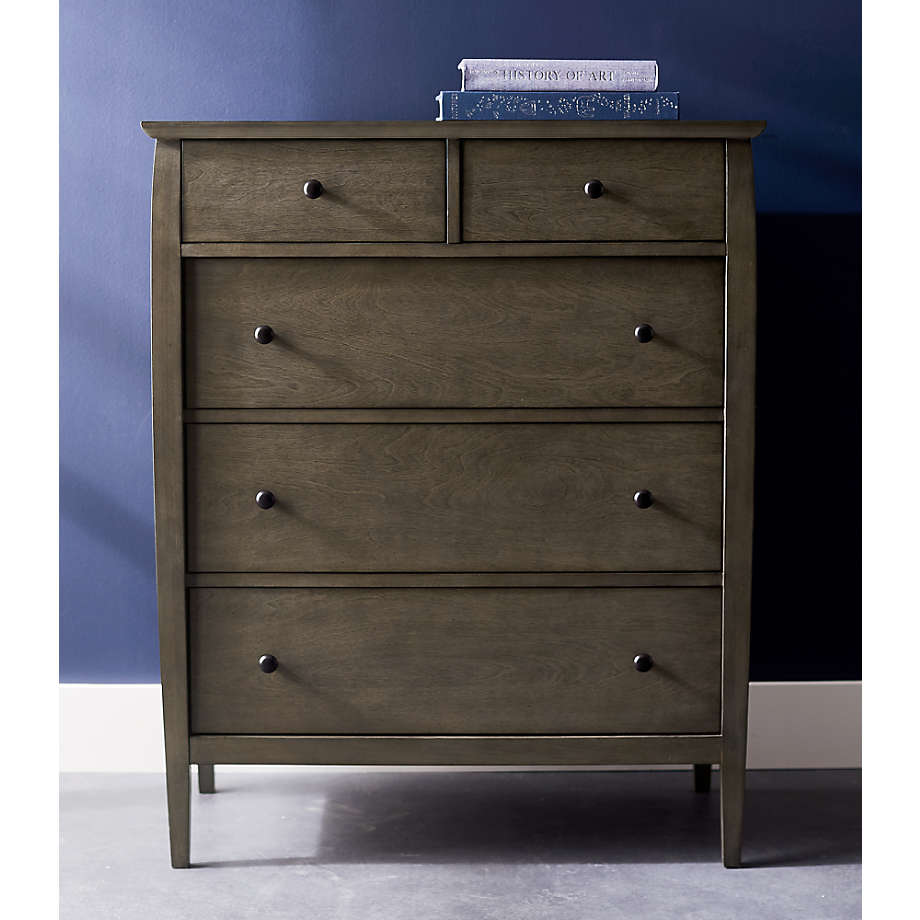 Mason Shadow 5 Drawer Grey Chest