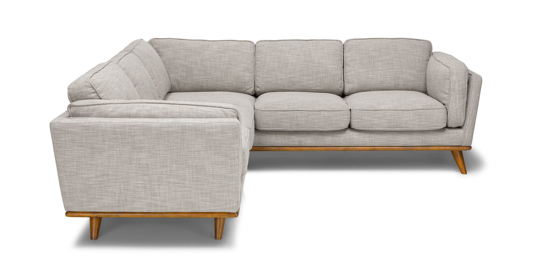 Timber Rain Cloud Gray Corner Sectional