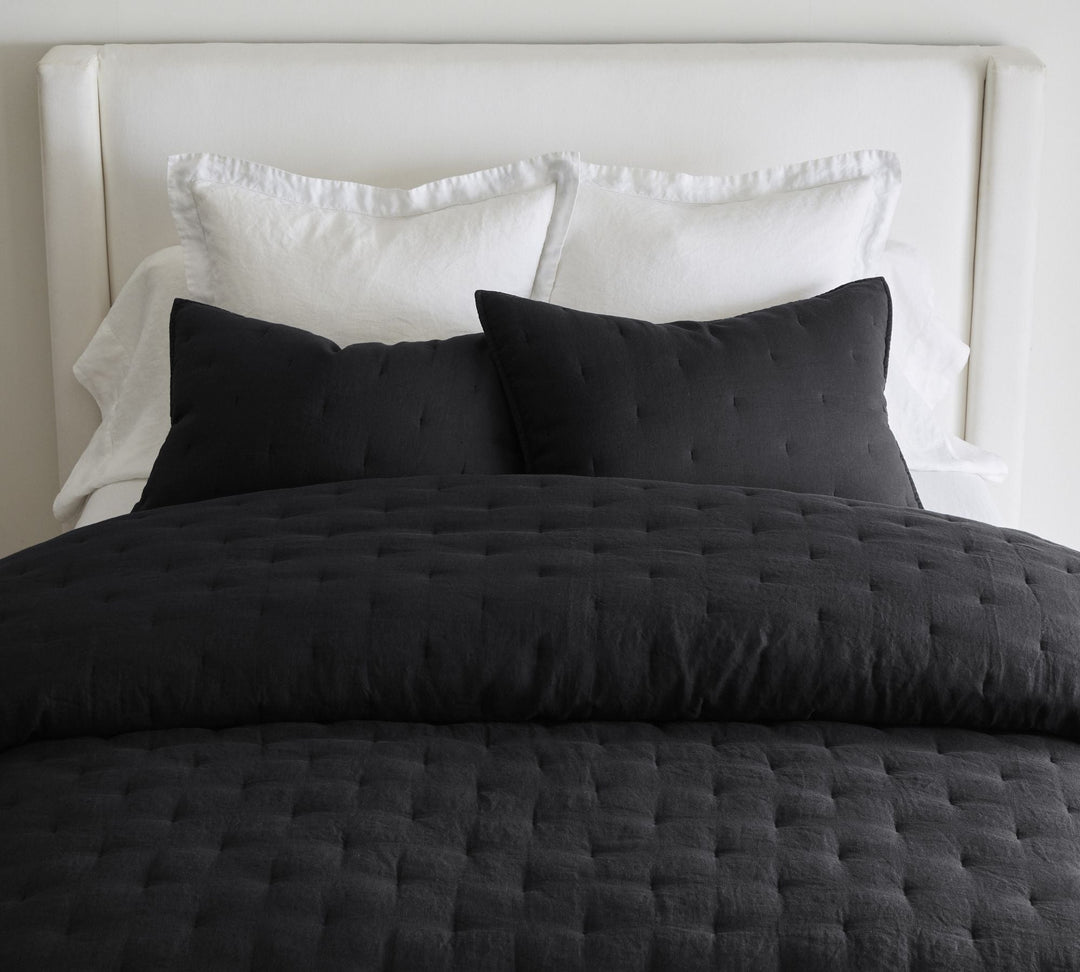 Belgian Flax Linen Tufted Quilt