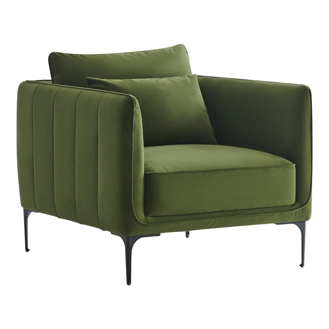 Ceazia Upholstered Wide Armchair