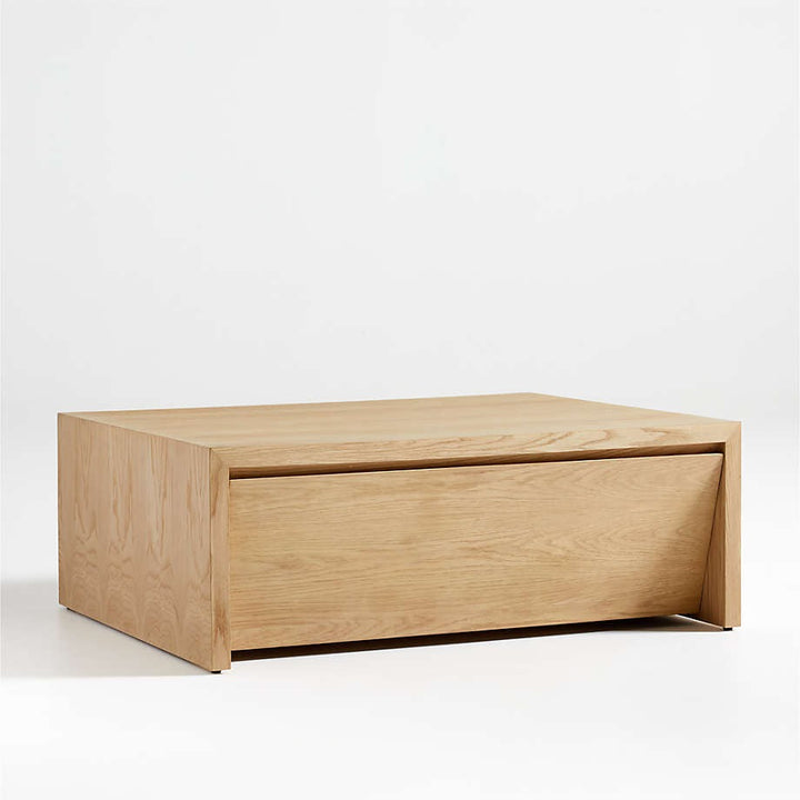 Vander Natural Wood Storage Coffee Table