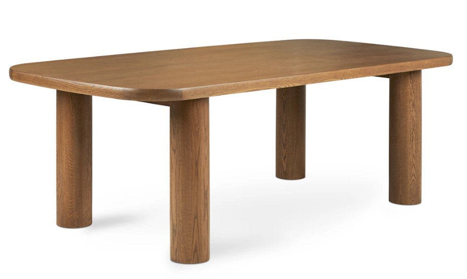 Muhly Smoked Oak Dining Table For 6