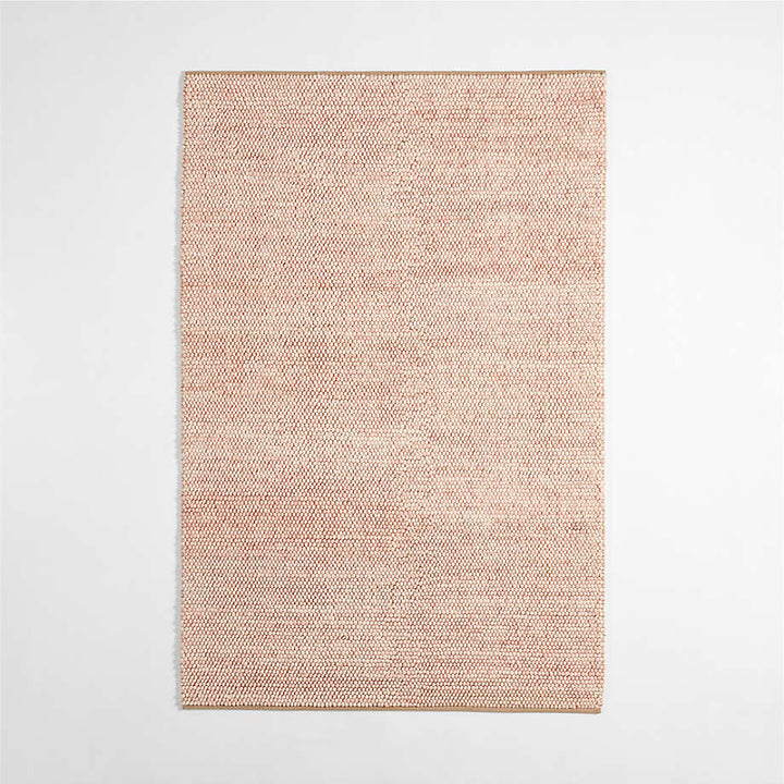 Orlian Wool Elegant Pink Kids Area Rug 6x9