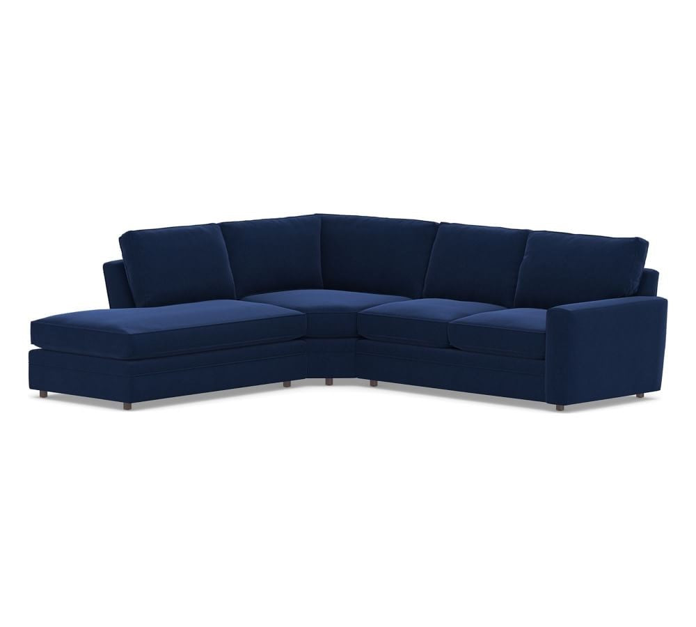 Pearce Square Arm Upholstered 3-Piece Bumper Sectional