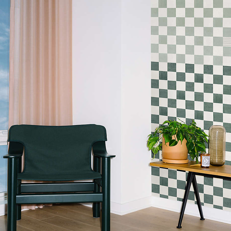 Backdrop Gambit Sage Green Wallpaper