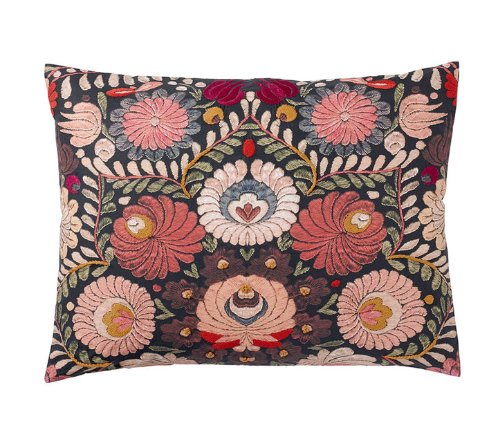 Helena Embroidered Floral Percale Sham 26x20