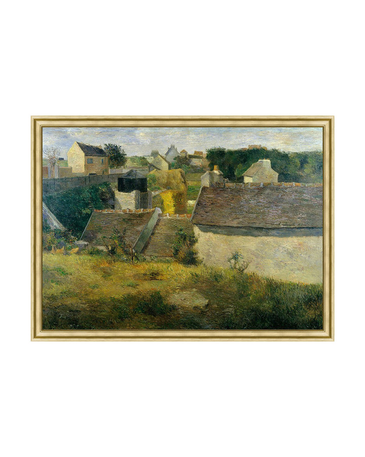 Village Impression With Frame 20.75"x15.75"