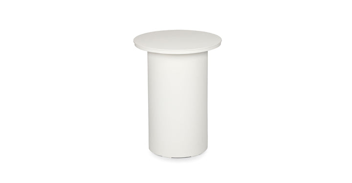 Vardo Oyster White Side Table