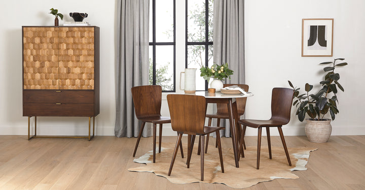 Cossa Cowhide Brown Rug-5'x8'