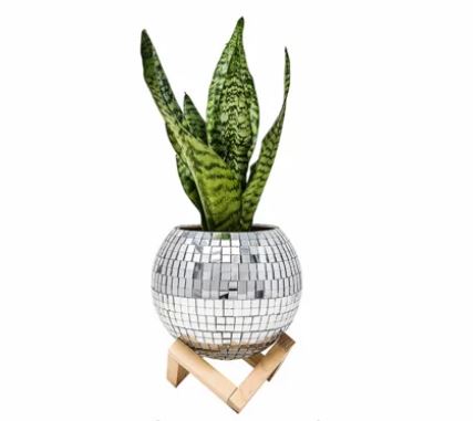 Disco Ball Planter