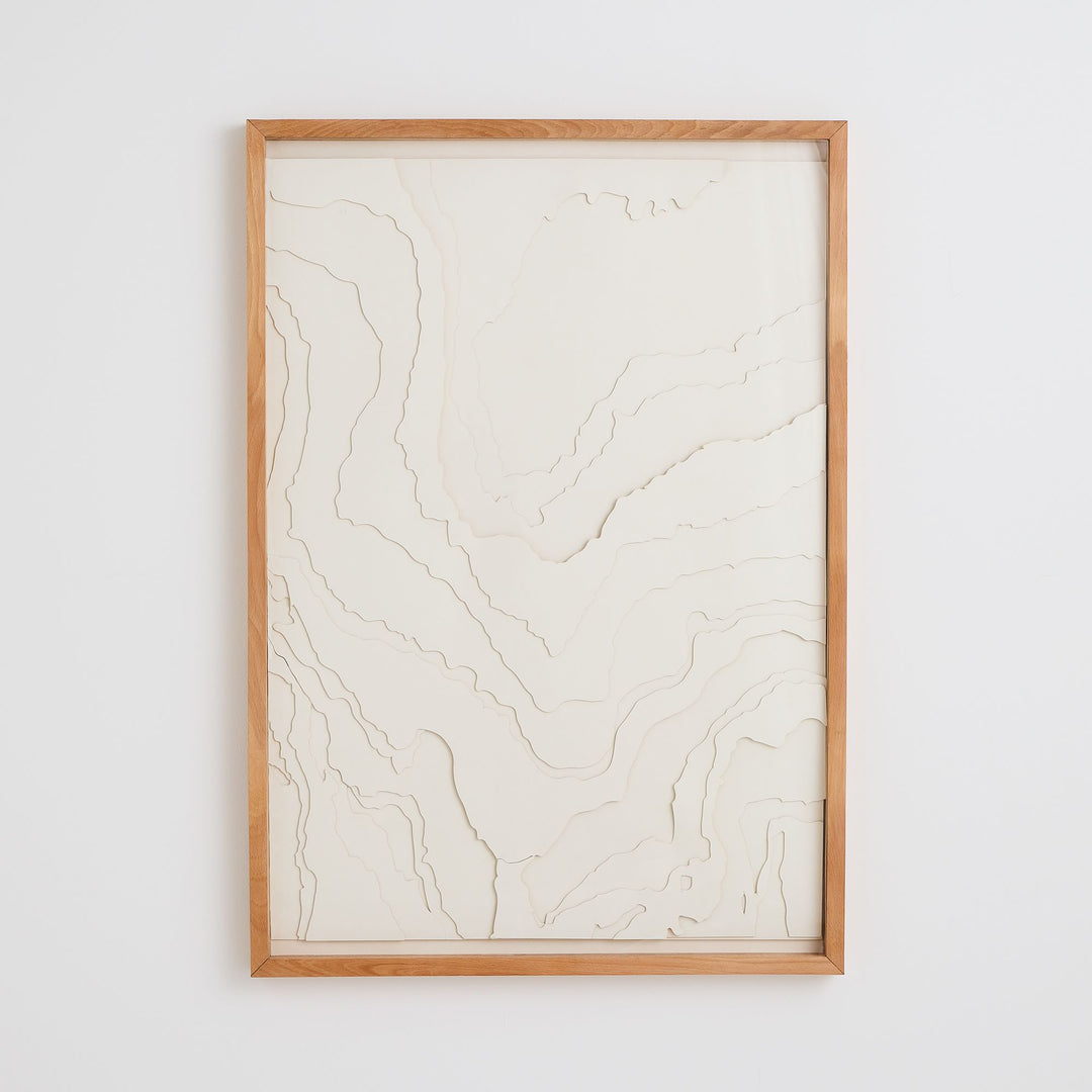 Waves Dimensional Wall Art-28"x40"