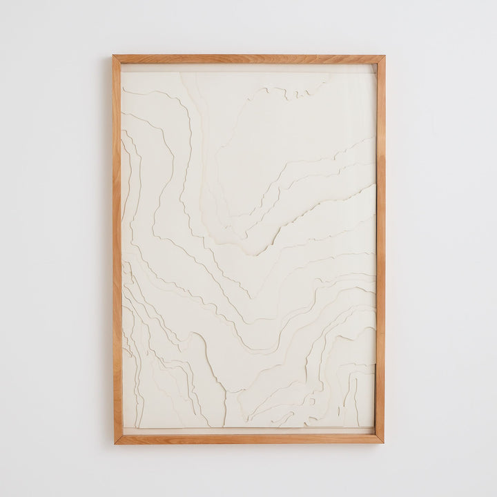 Waves Dimensional Wall Art-28"x40"