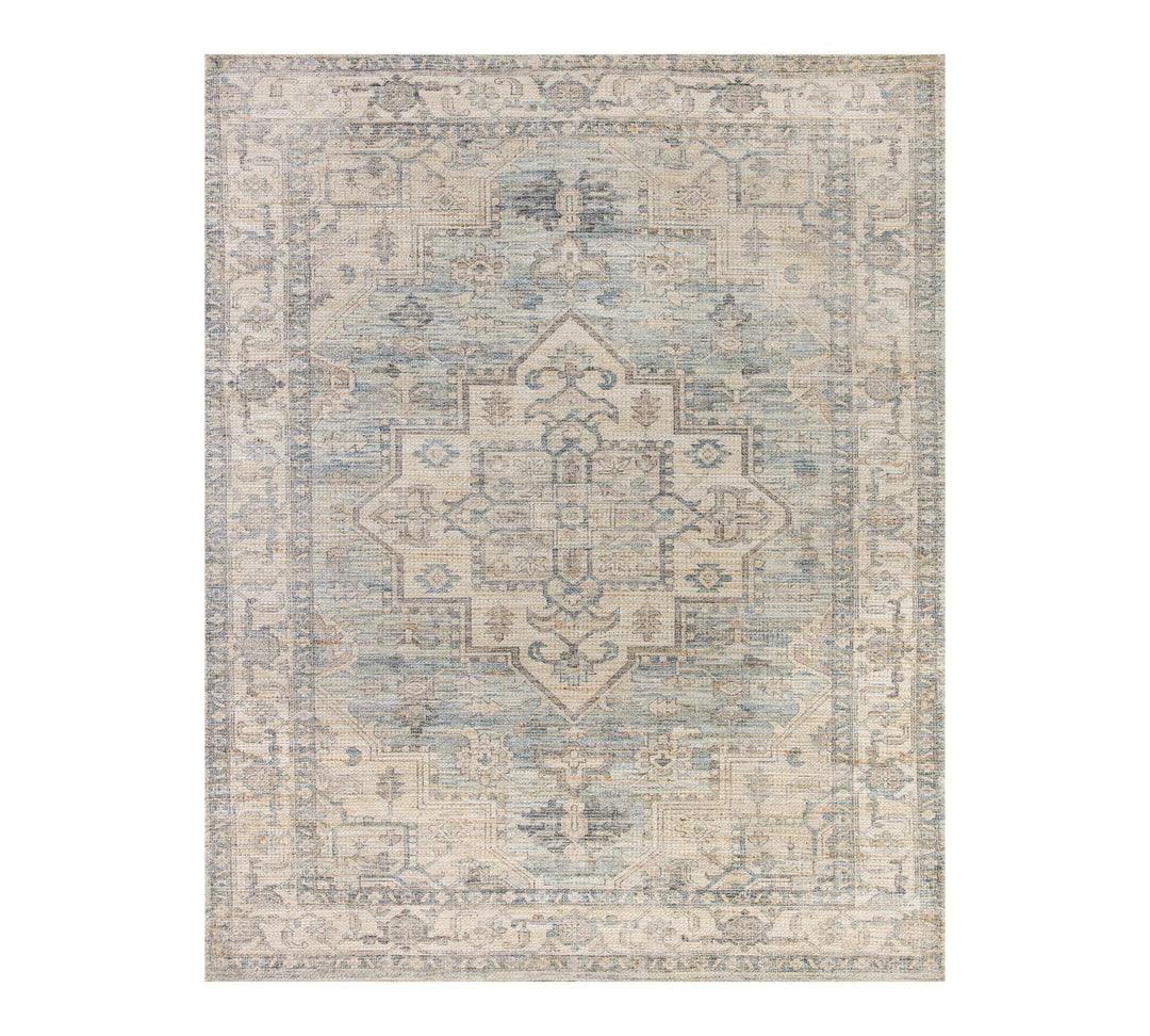 Minnah Handwoven Printed Rug 8x10