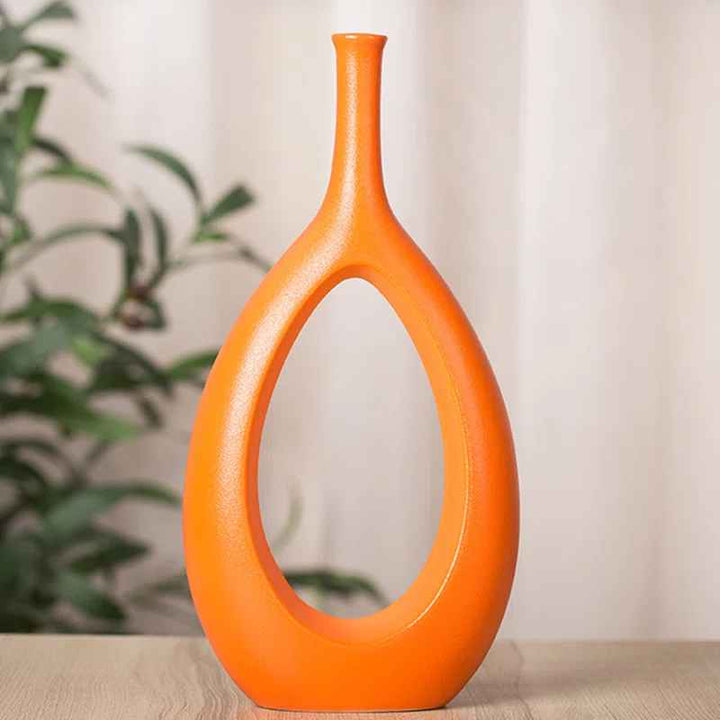 Dinges Handmade Ceramic Porcelain Table Vase-Big