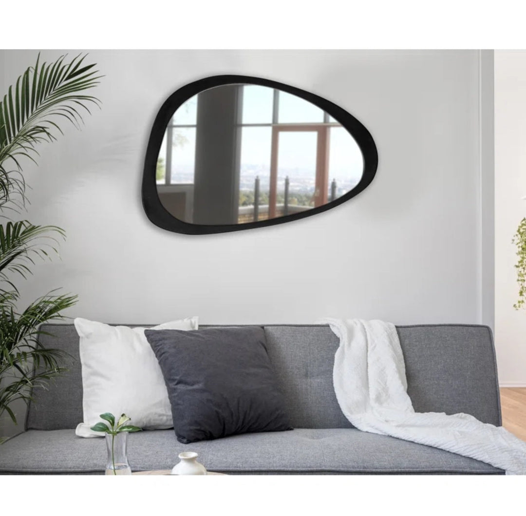 Blaxton Asymmetrical Wood Wall Mirror