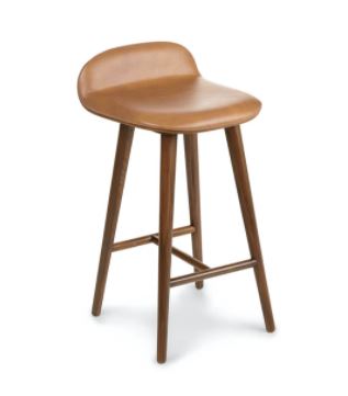 Sede Toscana Tan Walnut Counter Stool