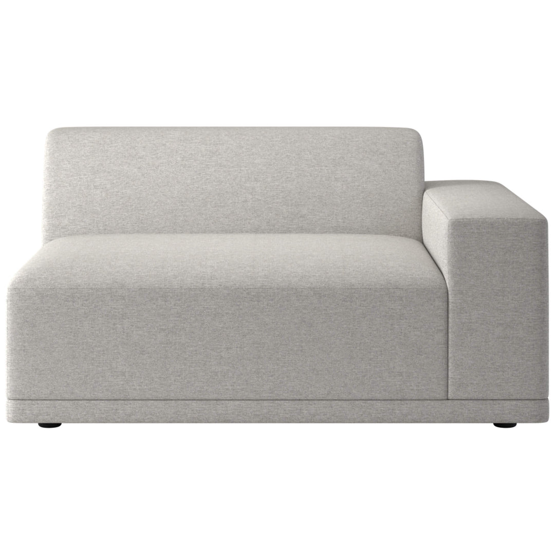 Faible Chair with Right Arm Hatch Platinum