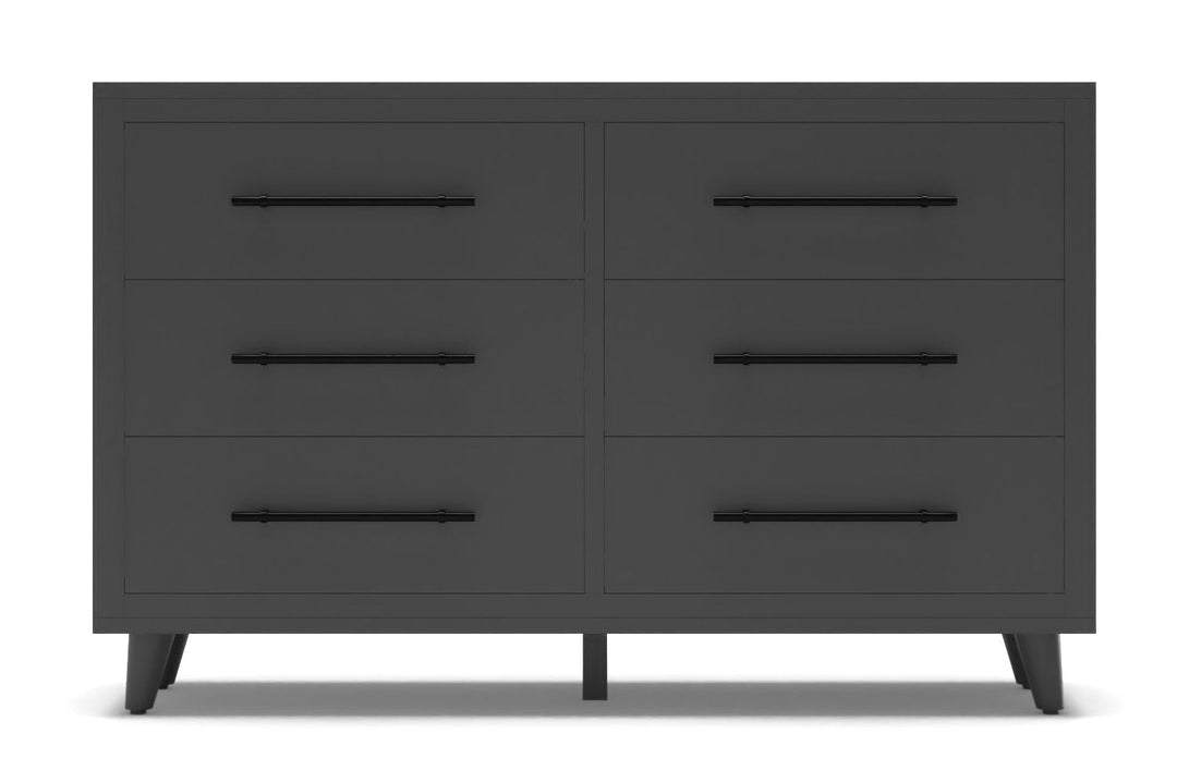 Gray Kai Drawer Double Dresser