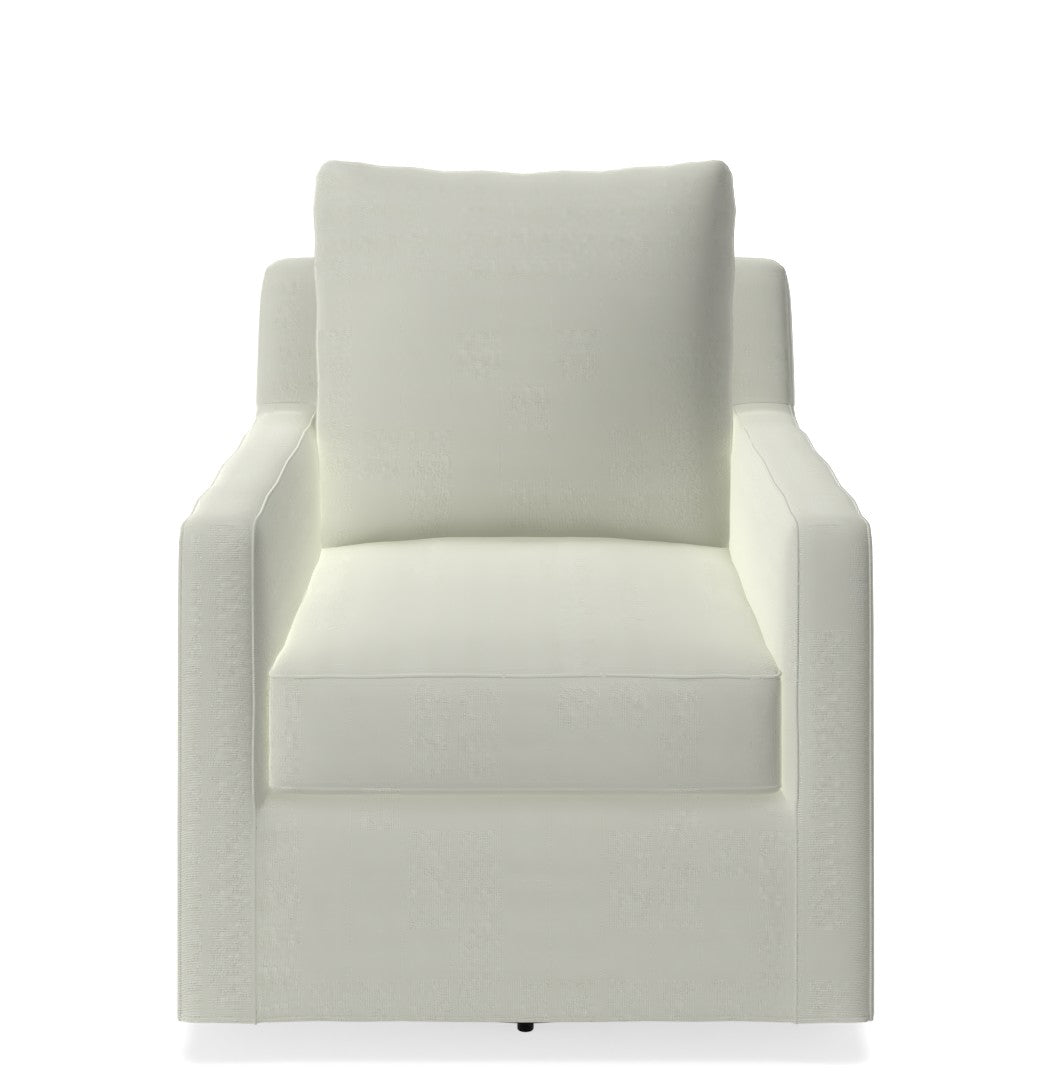 Ayden Square Arm Slipcovered Swivel Glider