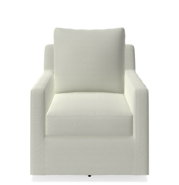 Ayden Square Arm Slipcovered Swivel Glider