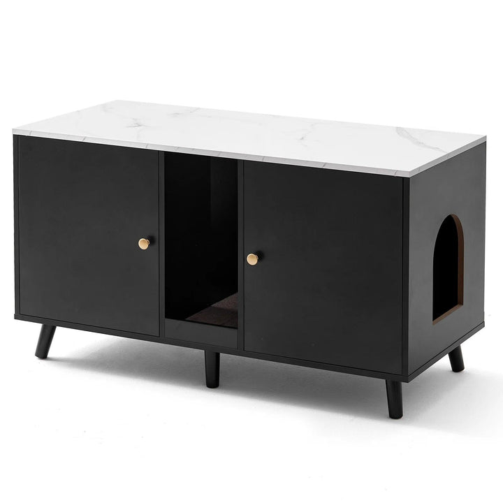 Cat Litter Box Enclosures With Cardboard Cat Cabinet