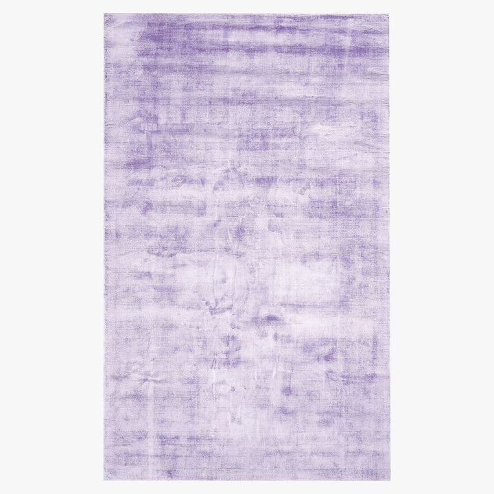 Solid Viscose Rug Lavender