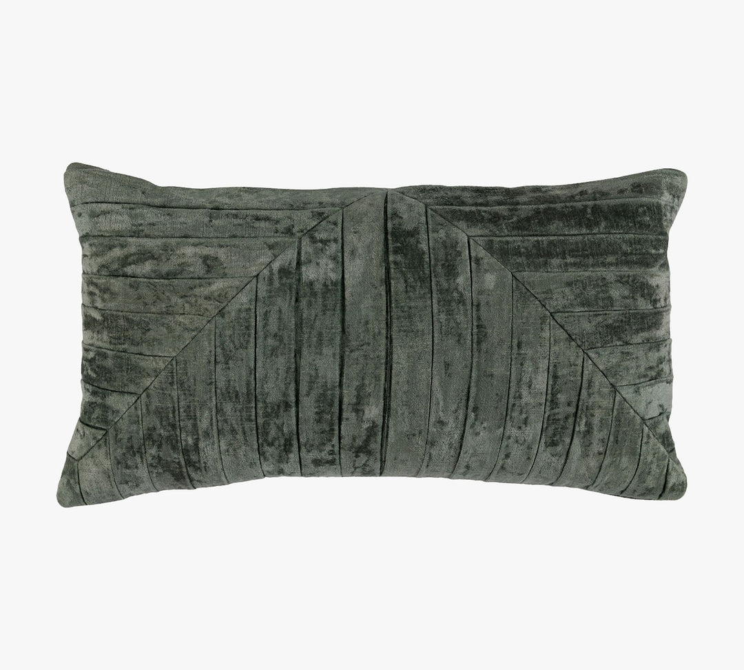 Xiomara Velvet Pillow Forest Green
