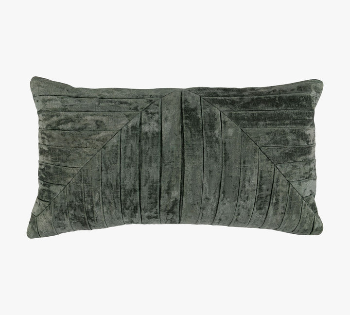 Xiomara Velvet Pillow Forest Green