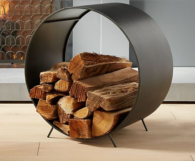 Chuck Handcrafted Iron Log Holder