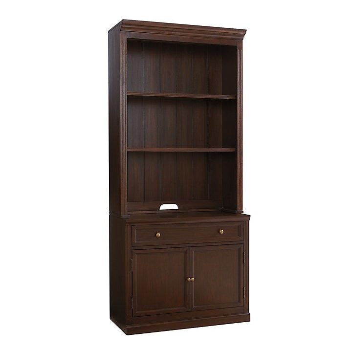 Tuscan Cabinet and Hutch with Shelves