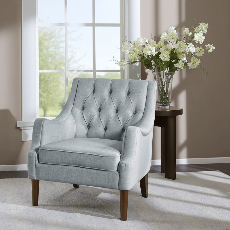 Galesville Wide Tufted Wingback Chair