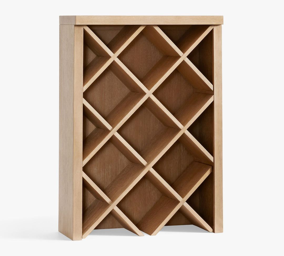 Modern Farmhouse Modular Wine Grid Hutch