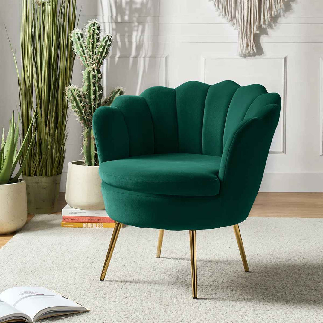 Hendrix Velvet Accent Chair