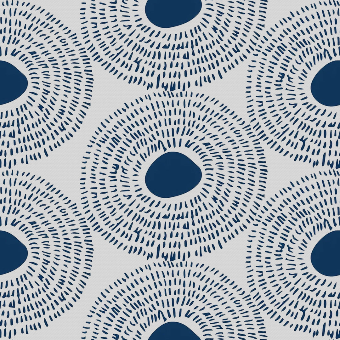 Keeley Circles Outdoor Square Pillow Cover with Insert-18"x18"