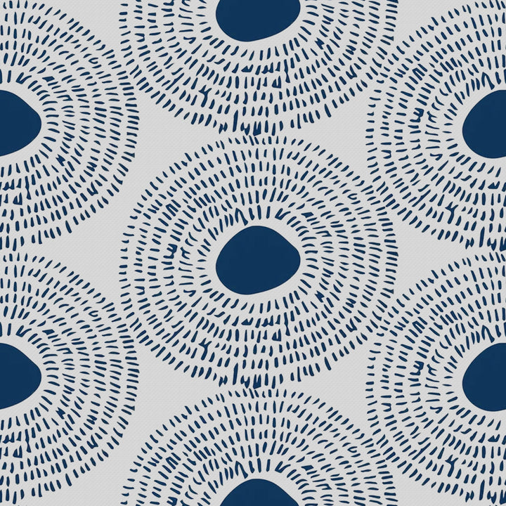 Keeley Circles Outdoor Square Pillow Cover with Insert-18"x18"