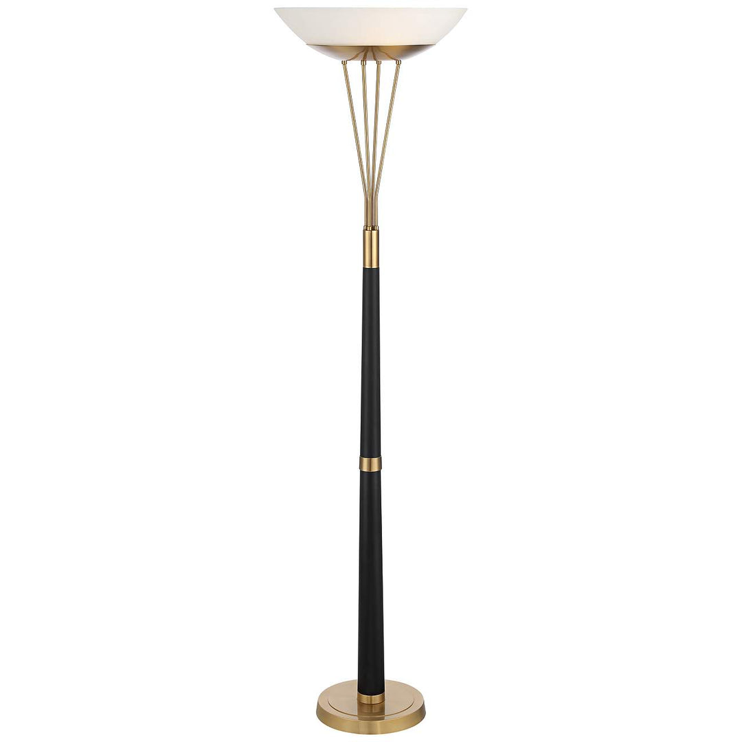 Possini Euro Ventura Light Blaster Torchiere Floor Lamp