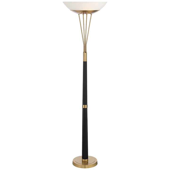 Possini Euro Ventura Light Blaster Torchiere Floor Lamp