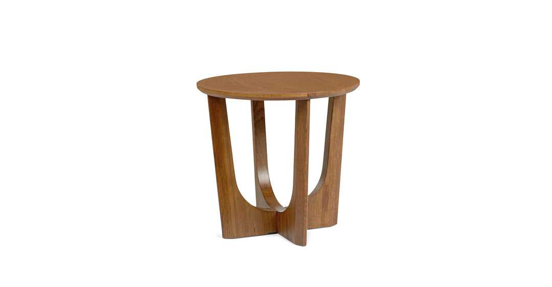 Tovi Smoked Oak Side Table