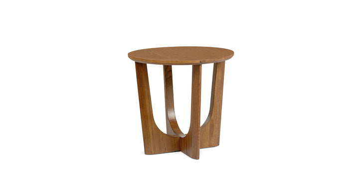 Tovi Smoked Oak Side Table