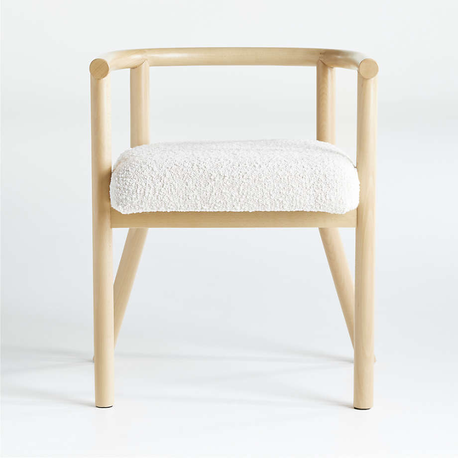 Kids White Horse Desk Chair