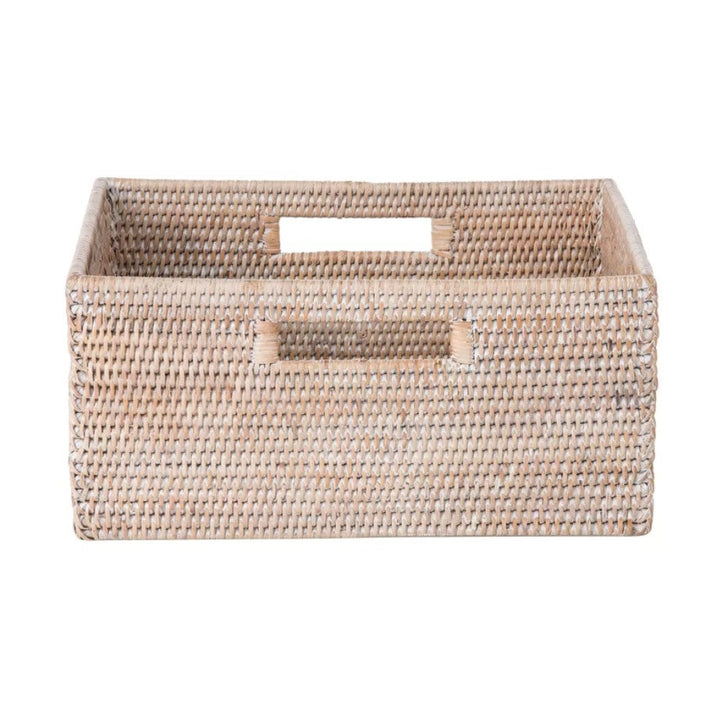 Coiled Storage Rattan Basket
