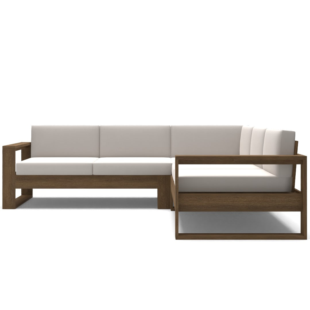 PORTSIDE OUTDOOR 3 PIECE L SHAPED SECTIONAL