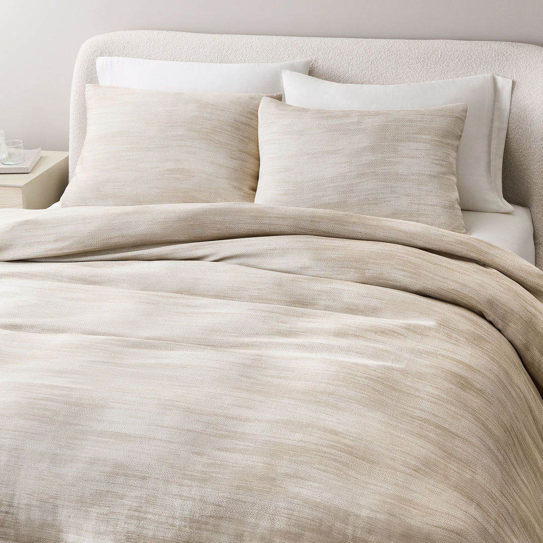 Silky TENCEL Striated Duvet Cover-King